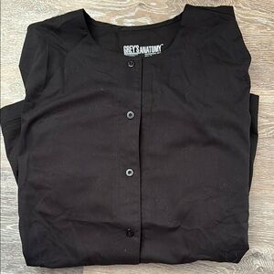 Grey's Anatomy Classic Black Button-Up Shirt